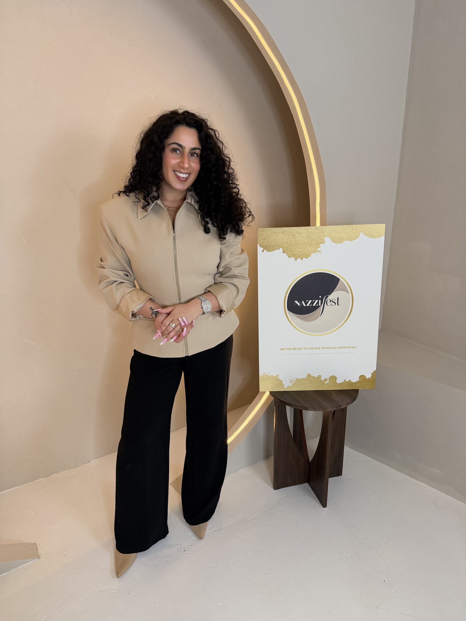 Naz — founder of Nazzifest, mindset and manifestation coach based in Manchester UK